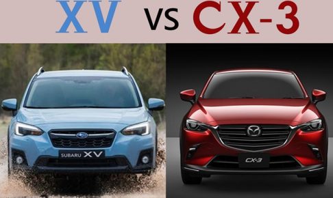 XV とCX-3のフロントビュー比較