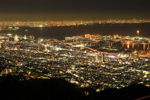 関西 兵庫県六甲 摩耶から神戸の夜景を楽しむドライブーおすすめ絶景スポットとは Fourel フォーエル