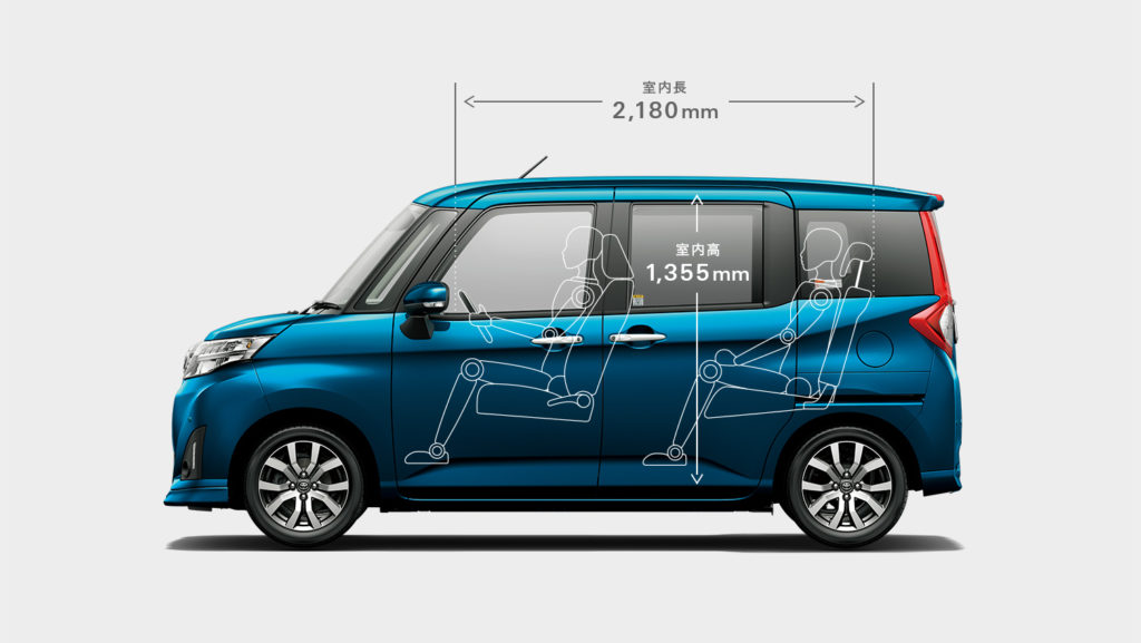 ⑫ルーミー室内サイズ