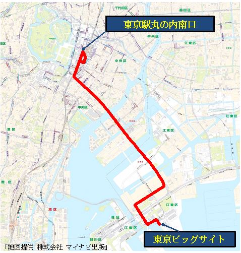 SORA交通局路線図