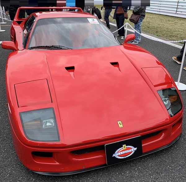 モーターファンフェスタ・フェラーリF40フロント