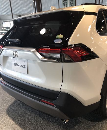 新型rav4試乗リア