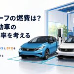 3代目の新型リーフB5 SとB7 Xを充電器とともに並べ電費と航続距離を比較する明るいEVガレージ