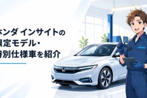 ホンダ インサイト限定モデルの未来的なEVデザインと特別仕様車のイメージ