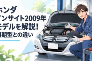 2009年型ホンダ インサイトZE2を整備士が解説するハイブリッドカーのシーン