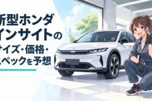 新型ホンダ インサイトの電気自動車クロスオーバーSUVをイメージしたシーン